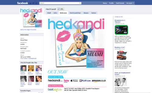 HedKandi Facebook Page HedKandi Facebook Page