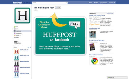HuffingtonPost Facebook Page