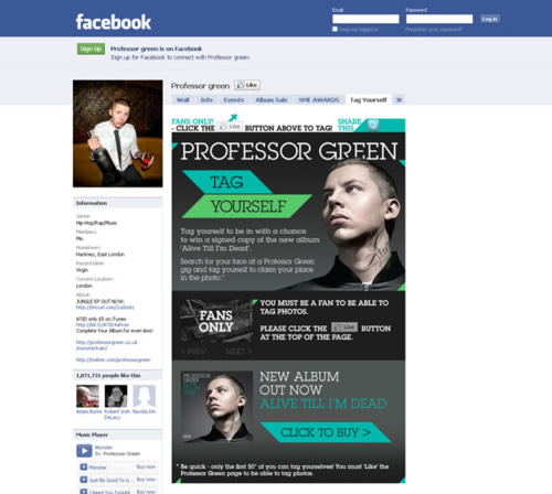 Professor Green Facebook Page Professor Green Facebook Page
