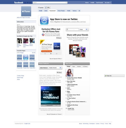 Itunes Facebook Page Itunes Facebook Page
