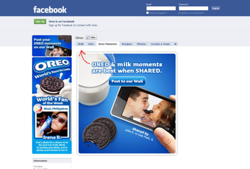 Oreo Facebook Page Oreo Facebook Page