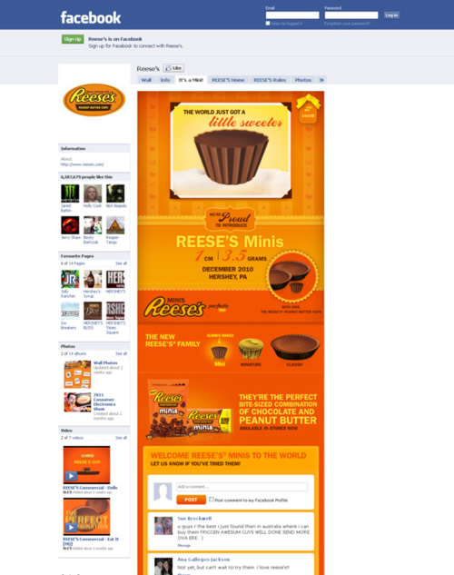 Reeses Facebook Page