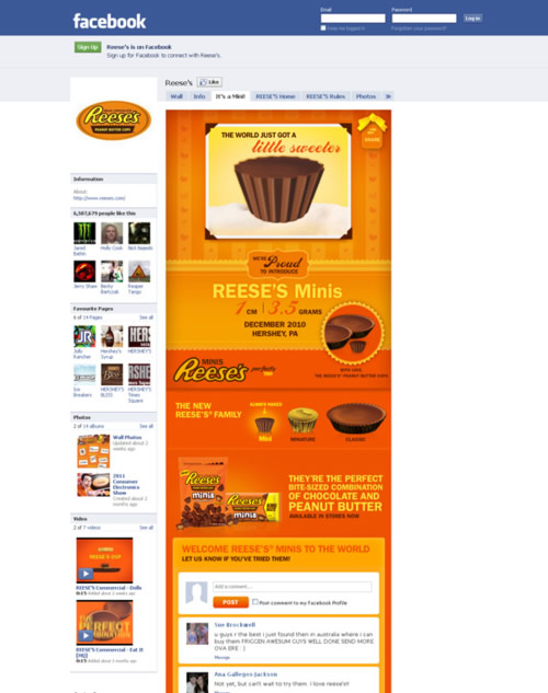 Reeses Facebook Page Reeses Facebook Page