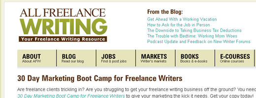 All freelance writing