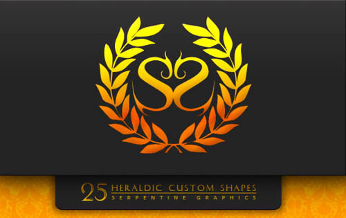 Heraldic Custom Shape Pack