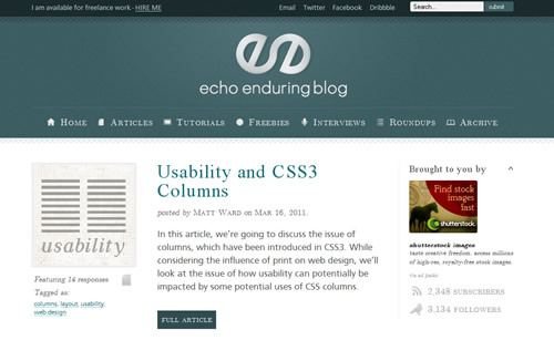 Echoenduringblog