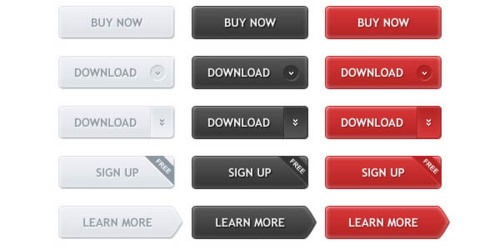 Free PSD Web design elements