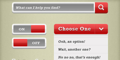 Free PSD Web design elements