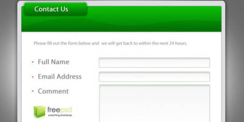 Free PSD Web design elements