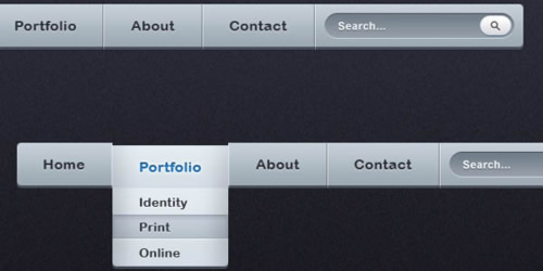 Free PSD Web design elements
