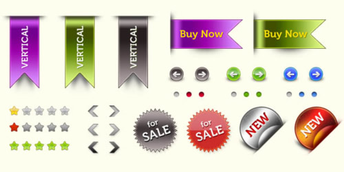 Free PSD Web design elements