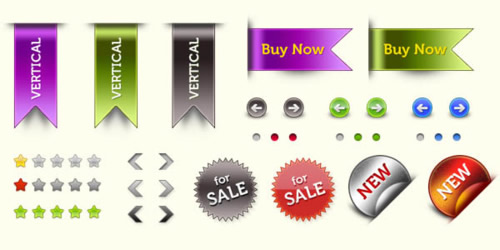 Free PSD Web design elements