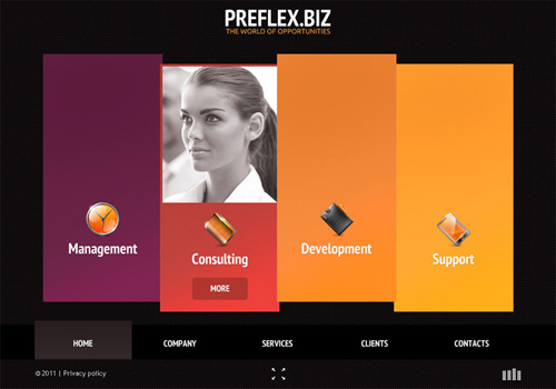 business flash template