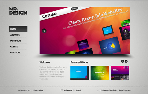 business flash template