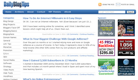 Daily Blog Tips 