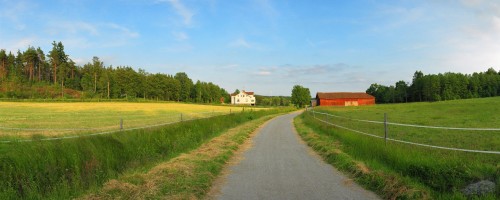 Road To Enclosed Bridge