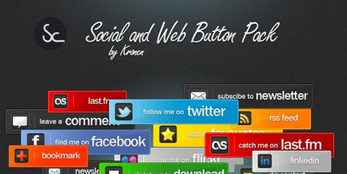 Social and Web Button Pack