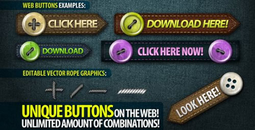 Web elements: Real web buttons