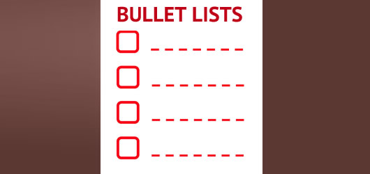 Bullet Lists