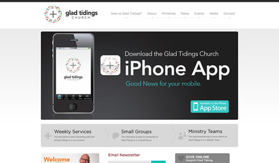 Best church website design