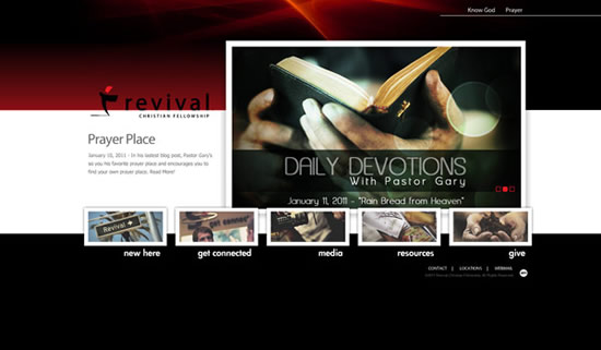 Best church website design