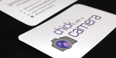 Chick with a Camera Business Cards