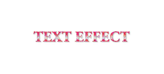 Glittering Text Effect