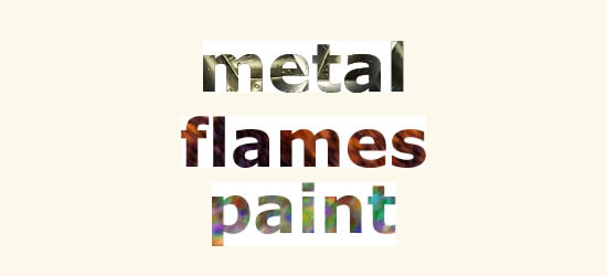 Patterned Text in Fireworks 