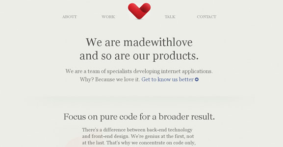 Made with love Made with love