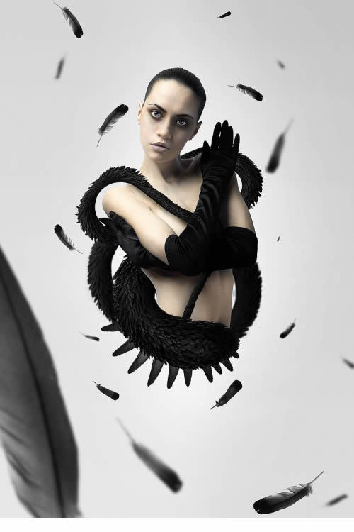 Create a Black Swan Inspired Movie Poster