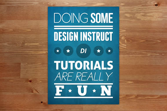 Design a Simple Textured Typographic Poster in Photoshop Design a Simple Textured Typographic Poster in Photoshop