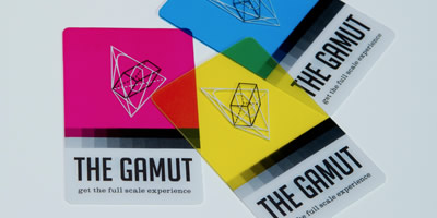 THE GAMUT business cards