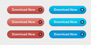 Simple Download Buttons (PSD)