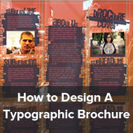 How to Design A Typographic Brochure - Photoshop tutorial