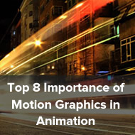Motion graphics in animation
