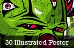 30 Illustrated Poster Designs