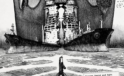 Greenpeace: David vs Goliath by Anatolij Pickmann