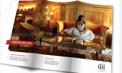 Luxury hotel brochure