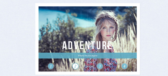SLIDING IMAGE PANELS WITH CSS3