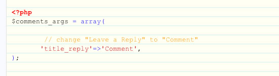 How to Quickly and Easily Customize the WordPress Comments Form