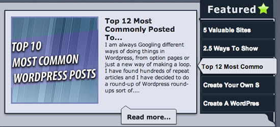 Making A Dynamic WordPress jQuery Featured Post Slider Tutorial