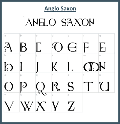Anglo Saxon