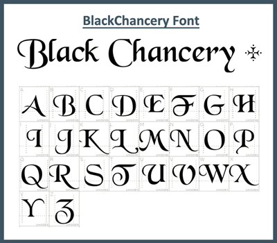 BlackChancery Font