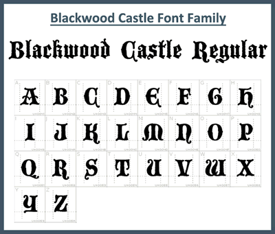 Blackwood Castle Font Family