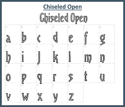 Chiseled Open
