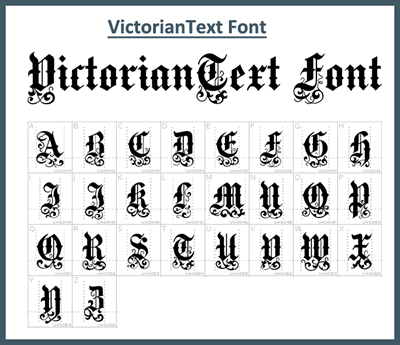 VictorianText Font