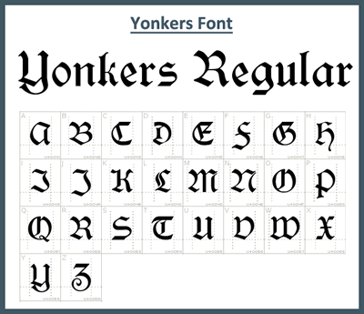 Yonkers Font