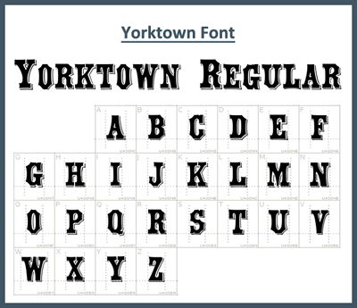 Yorktown Font