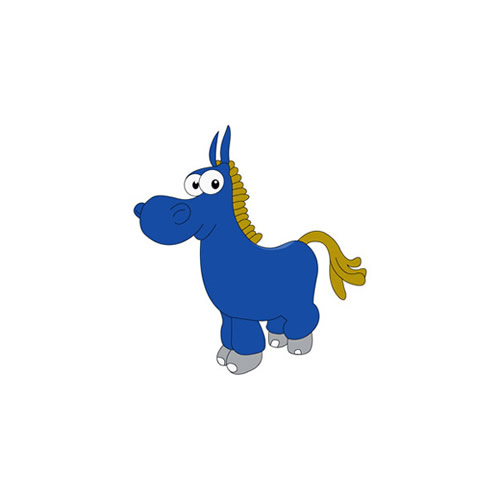 Donkey Cartoon Character
