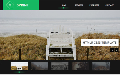 Sprint Free HTML5 Bootstrap Template